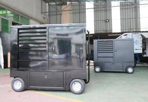 Customized 34\" MEDIUM Aluminium and PC <strong>Pitbox</strong> Tool Cart and Trolley Toolbox for Racing - Product Image 3