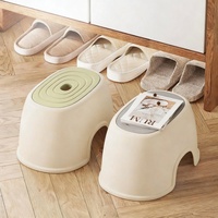 Taburete de Plástico Resistente al Desgaste, Antideslizante, Estilo Tronco de Árbol, para Interiores y Exteriores, Hogar, Jardín, Balcón, Sala de Estar, Dormitorio