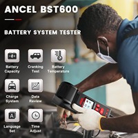 2025 probador profesional de batería de coche de 12V/24V Analizador de motor rápido y preciso para motocicleta automotriz camión M-con impresora