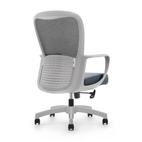 Chaise de bureau ergonomique moderne en maille, réglable, empilable, à bascule, pour usage commercial, scolaire et de conférence, vente en gros