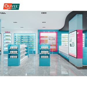 Conception et construction de vitrines de <span class=keywords><strong>pharmacie</strong></span> pour la vente au détail <span class=keywords><strong>industrielle</strong></span>, en bois et métal, pour centre commercial. - Product Image 4