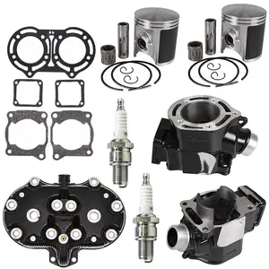 HOT SALE 64.00mm 347cc Cylinder Rebuild Head Piston Gasket Top End Kit Banshee 350 YFZ350 1987-2006 for Yamaha atv parts