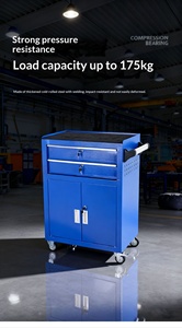 Carrito de Herramientas de Acero para Reparación de Automóviles y Gabinete Multifuncional Móvil para Taller Modelo KC-807 - Product Image 3