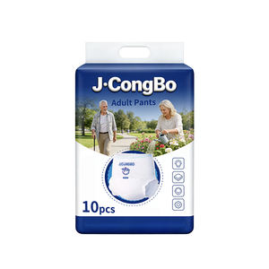J.CongBo Ücretsiz Numune Fabrika Markası Toptan Özel OEM Üniseks Süper Emici Yan Sızıntı Önleyici Yetişkin Bezi Tek Kullanımlık - Product Image 2