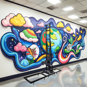 Système d'impression murale 3D/5D/7D haute précision pour la conception architecturale et la décoration intérieure avec une utilisation efficace - Product Image 3