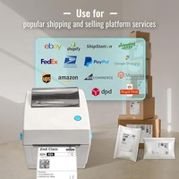 Étiquettes adhésives de prix de 4 pouces, étiquettes d'adresse postale, codes-barres numériques, étiquettes d'expédition thermiques 4x6 pour imprimante d'étiquettes d'expédition pour téléphone portable