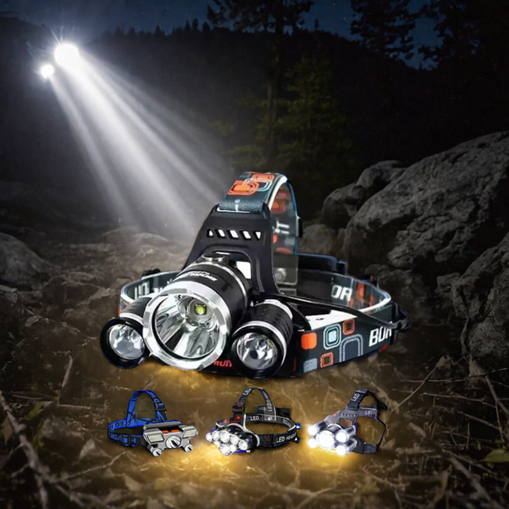 LED Powerful Head Torches - Bright & Durable Lights