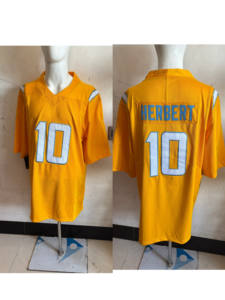 2025 yeni stil amerikan futbol forması erkekler nakış Rugby forması şarj ekibi #10 HERBERT yüksek kalite Jersey - Product Image 6