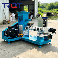 Extrudeuse électrique TRQT pour aliments pour poissons, haute productivité, capacité personnalisable, machine à granulés pour l'aquaculture, granulés de 4 à 12 mm