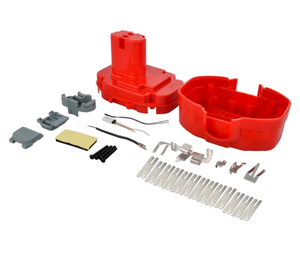 Boîtier en plastique pour batterie 18V, pour la réparation d'outils électriques DIY, compatible avec 1822 1822 1823 <span class=keywords><strong>1835</strong></span>, 6391D 6343D 4334D 8443D LS711D UB181D ML180 - Product Image 1