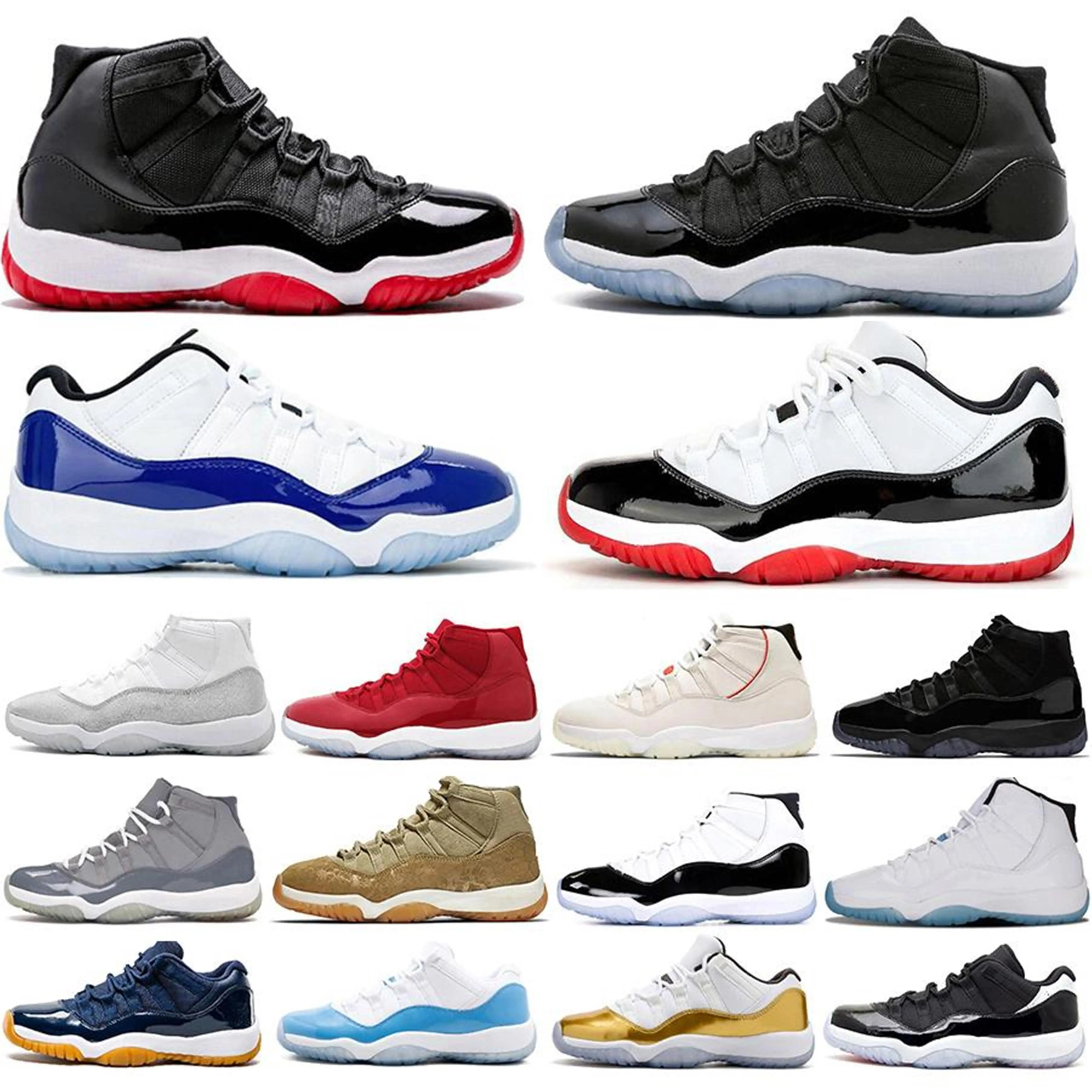 2022 newest High Quality retro 11 cool grey Bred shoes men women AJ 11s gray legend blue Basketball sneaker