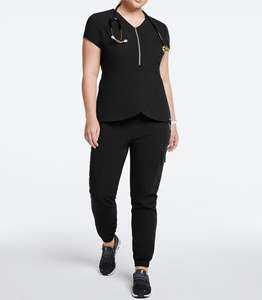 Personalizza il marchio Scrub facciale design speciale Scrub uniforme <span class=keywords><strong>da</strong></span> ospedale in stile femminile - Product Image 4