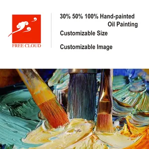 صورة رئيس بوذا تجريدية مصنوعة يدويًا بنسبة 100% رسم زيتي لفناني اللوحات يدويًا بوذا لوحة جدارية فنية بالزيت على قماش
