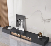 Meuble TV mural flottant moderne et simple 2026, convertible et extensible, pour chambre et salon, vente en gros à prix abordable
