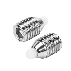 Pasador de Resorte de Acero Inoxidable 304 con Punta de POM, Rosca Mecanizada con Precisión, Antiarañazos, Resistente al Calor, Suministro Directo de Fábrica - Product Image 1