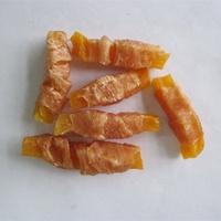 Friandises interactives pour animaux de compagnie au poulet et à la patate douce, support OEM, haute teneur en protéines, riches en fibres alimentaires