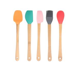 Cross Border Mini Baking Tool Set <b>Silicone</b> 5 Piece Spatula Spoon Oven Safe Dishwasher Safe Kids <b>Kitchen</b> <b>Utensils</b> - Product Image 5