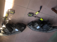 Phares LED pour Journey, modèles 2009-2019, 6000K, conception à double lentille, source lumineuse modifiée, kit carrosserie pare-chocs