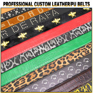 Ceinture en cuir pour homme <span class=keywords><strong>de</strong></span> style cowboy, avec boucle en plaque 3D <span class=keywords><strong>de</strong></span> logo <span class=keywords><strong>de</strong></span> créateur <span class=keywords><strong>de</strong></span> style gothique, ornée <span class=keywords><strong>de</strong></span> strass/perles incrustés à la main, rose/noir, personnalisable - Product Image 4