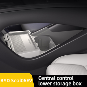 Caja de Almacenamiento para Consola Central BYD Seal06EV, Organizador de Reposabrazos de Silicona de Doble Capa, Color Original - Product Image 2