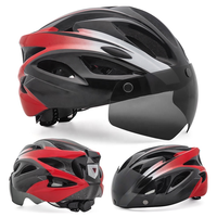 Lunettes de soleil pour vélo de route RS, casque de vélo avec lumière LED arrière