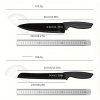 Ensemble de couteaux de poche en acier inoxydable de style japonais moderne JYTD47, 17 pièces