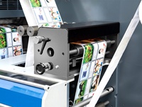 Étiquettes autocollantes auto-rotatives/semi-rotatif, Machine de découpe à froid de plastification, avec fonctions de scintillage et de coupe, pièces