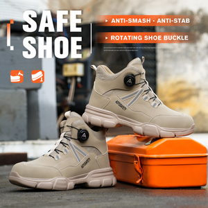 <span class=keywords><strong>Scarpe</strong></span> <span class=keywords><strong>Antinfortunistiche</strong></span> Mid Cut OEM Leggere e Traspiranti, Stivali da Lavoro Sportivi Antiurto <span class=keywords><strong>con</strong></span> Fodera in Pelliccia, Unisex Invernali - Product Image 4