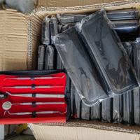 Outils de sélection dentaire professionnels de haute qualité 6 pièces ensemble de soins bucco-dentaires 6 pièces ensemble Instruments Kit d'hygiène dentaire
