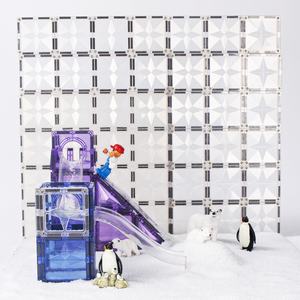 Tuiles de construction magnétiques géantes Mntl Star, jouet éducatif STEAM pour enfants, grandes tuiles de blocs magnétiques pour enfants - Product Image 2