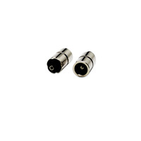 Connecteur femelle cc en Nickel plaqué Nickel, fiches cc