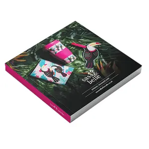 무료 샘플 저렴한 맞춤형 인쇄 소프트 커버 미니 소책자 A5 제품 잡지 카탈로그 브로셔 인쇄