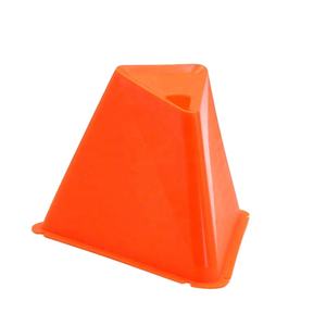 サッカーカスタムロゴ安いノベルティフラット折りたたみ式トライアングルディスクPe交通速度敏捷性スポーツトレーニングサッカーコーン - Product Image 3