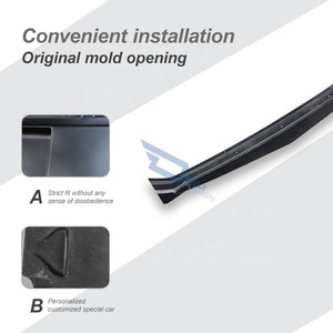 Diffuseur avant en plastique noir mat de style TMS pour Toyota GR86 Zn6 2022 - Diffuseur avant GR86 - Pièces automobiles - Product Image 3