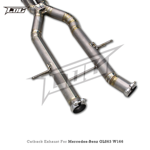 Sistema de Escape Catback Boska Racing de Lujo en Titanio Pulido para Mercedes-Benz GLS63 AMG W166/X166 5.5T 2015-2019 - Product Image 6