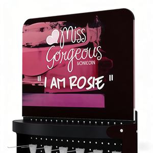 Support mural professionnel pour salon de coiffure, organisateur de planche à chevilles, support de sol en métal robuste avec crochets amovibles pour tous les outils de beauté - Product Image 4