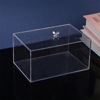 Bestpay Acryl-Kosmetik-Displaybox Modell 05 Schneid-/Formgebungsservice Anpassbare Größe Dicke Mehrzweck-Tisch Badezimmer