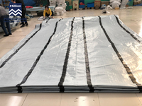 Bâche industrielle MILLION 200 g/m² robuste, imperméable, résistante aux intempéries, enduite de PE, anti-déchirure