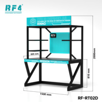 Banc de travail multifonctionnel mobile Rf4 Rt02d pour techniciens, table de démonstration pour la réparation et l'enseignement en direct des applications électroniques