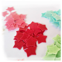 Savon en papier multicolore en forme de petite étoile hydratant et à dissolution rapide, en tranches florales, pour enfants, vente en gros d'usine