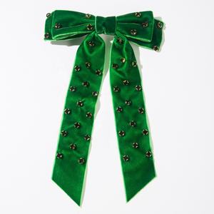 Nuevo Lazo para el Cabello Estilo Coreano con Pedrería, Clip de Resorte, Lazo de Doble Capa, Encanto Femenino, Accesorio para el Cabello de Alta Calidad - Product Image 3