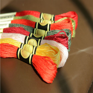 Fil à broder en coton similaire au <span class=keywords><strong>DMC</strong></span>, écheveaux de fil à coudre, artisanat, ligne de point de croix CXC - Product Image 5