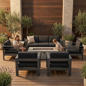 Ensemble <span class=keywords><strong>de</strong></span> canapés <span class=keywords><strong>de</strong></span> <span class=keywords><strong>jardin</strong></span> style resort avec confort <span class=keywords><strong>de</strong></span> conversation chaleureux, comprenant un ensemble <span class=keywords><strong>de</strong></span> canapés <span class=keywords><strong>de</strong></span> patio en aluminium et un ensemble <span class=keywords><strong>de</strong></span> canapés <span class=keywords><strong>de</strong></span> <span class=keywords><strong>jardin</strong></span> <span class=keywords><strong>de</strong></span> luxe - Product Image 5