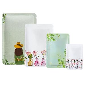 Envelope Food Heat Seal Custom Factory Wholesale Resealable Plastic Foil Heat Seal Tea Bag