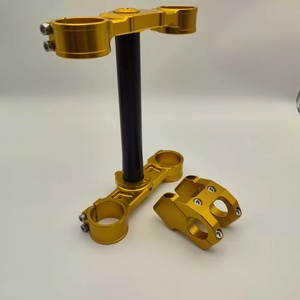 Manillar de triple abrazadera de aleación de aluminio CNC mejorado para motocicleta, pieza de repuesto para sistema de freno, varios colores - Product Image 2