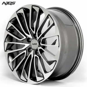 NJQS Dövme Binek Otomobil Alüminyum Yedek Parça Jant Göbekleri Çok Kollu Gümüş Kaplama Döküm Jant SUV Ford Mustang Volkswagen için - Product Image 2