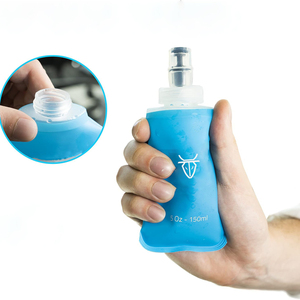500ml 250ML 150ML Cheap Price Collapsible TPU Water <strong>Bottle</strong> <strong>Foldable</strong> Sports Squeeze for <strong>Running</strong>, Cycling, Camping, Hiking - Product Image 2