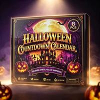 Set de Juguetes Blandos de Halloween 2026 al por Mayor, Juguetes Populares para Apretar, Set de Regalo de Juguetes Blandos Antiestrés de Halloween con Forma de Dumplings, Esqueletos y Ojos