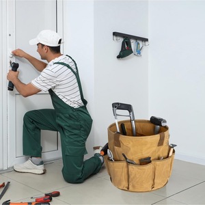 Waterproof Barrel Bag Softback Open <b>Top</b> With Pockets For Gardening <b>Tools</b> Unisex Capacity Below 21 Litre Minimalist Style - Product Image 2