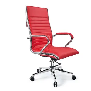 تخصيص منتصف الظهر قطب أحمر بني أسود أزرق أبيض بو الجلود الاصطناعية مدير كرسي المكتب التنفيذي